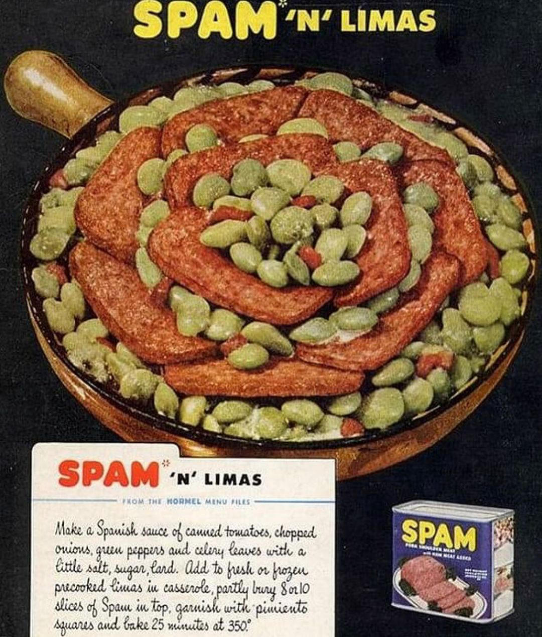 Here some food ideas from the 1970s