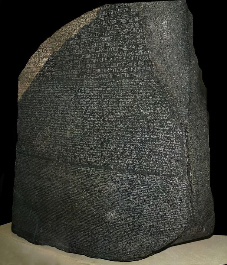 Historic Photographs - The Rosetta Stone is widely considered one of archaeology's most significant