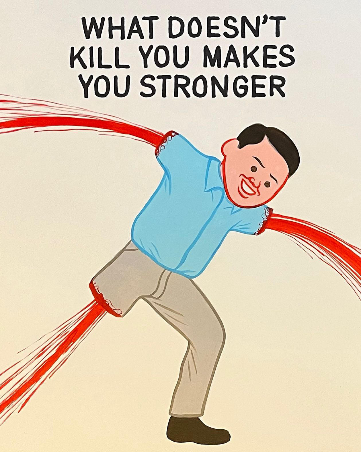 image  1 Joan Cornellà - what doesn't kill you might double up its damage for the next try