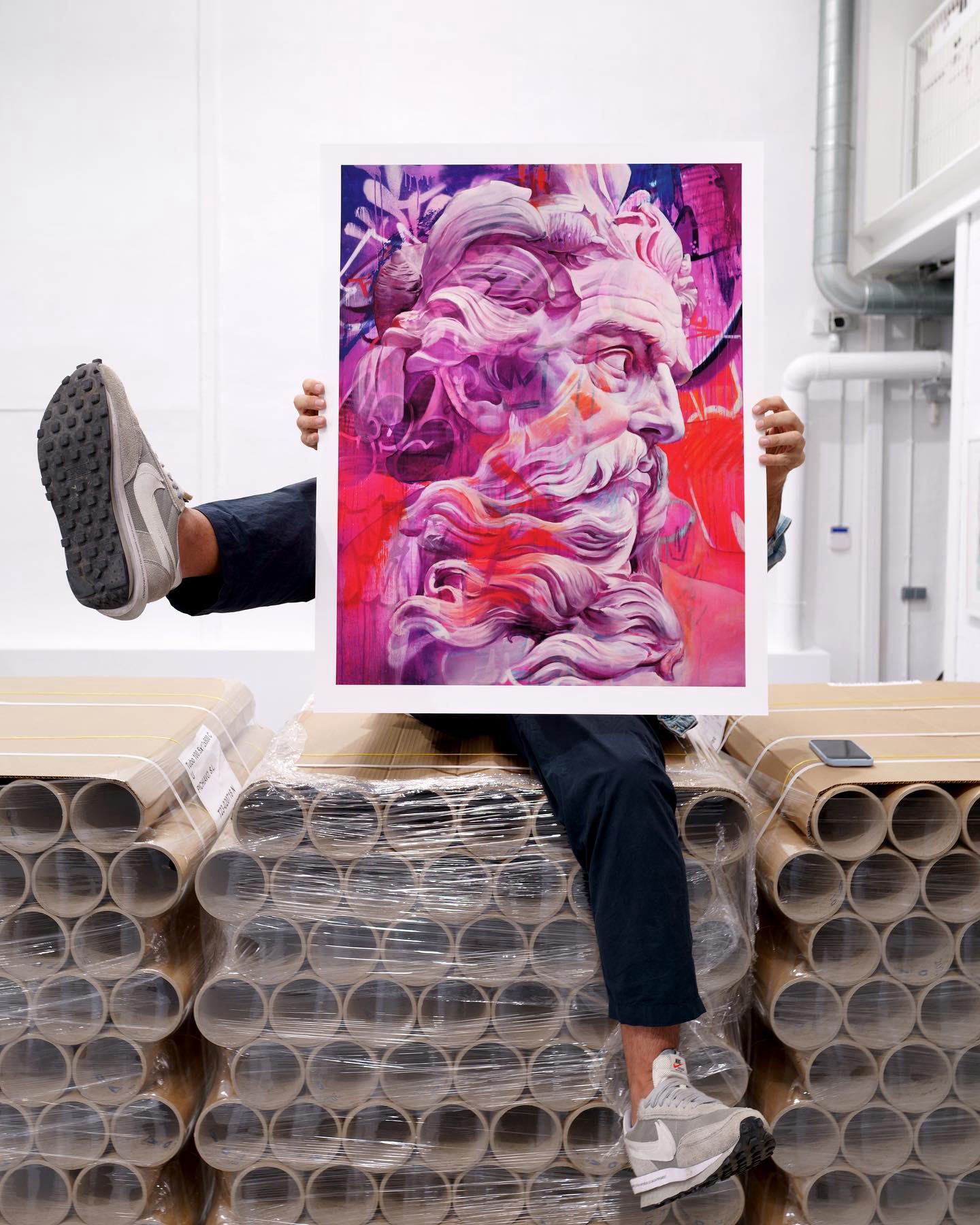 image  1 Magenta is one of our most iconic colors, we have now made a new version of Poseidon on it