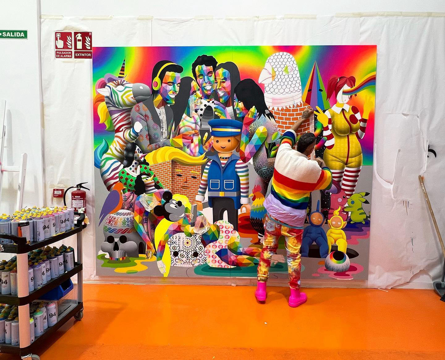 image  1 OKUDA SAN MIGUEL - Last day of the year working in the studio