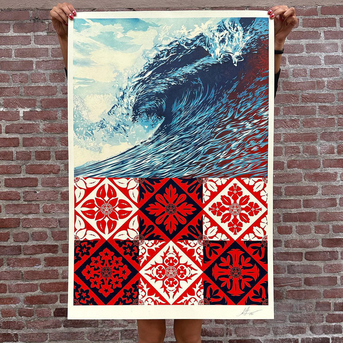 image  1 Shepard Fairey - NEW offset print release, “Wave of Distress” available now on store