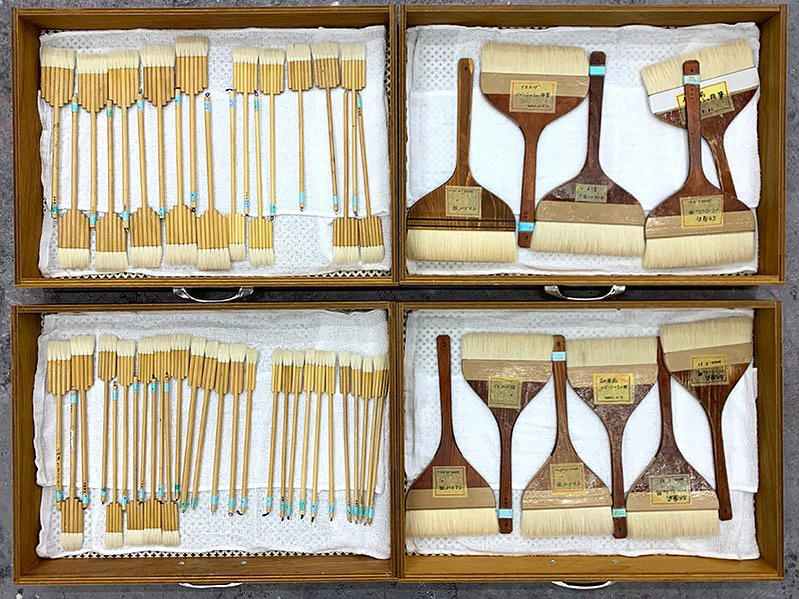 image  1 Takashi Murakami - We organized my paintbrushes and brushes