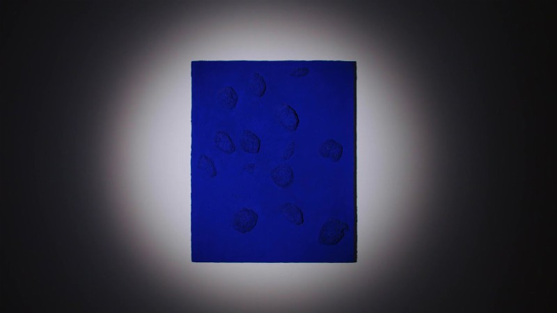image 0 Yves Klein - Relief Éponge Bleu Sans Titre And Monochrome Bleu Sans Titre : New York : May 2022